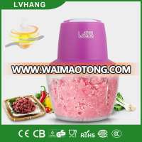 300W 1.0L glass bowl multifunctional electrical food chopper